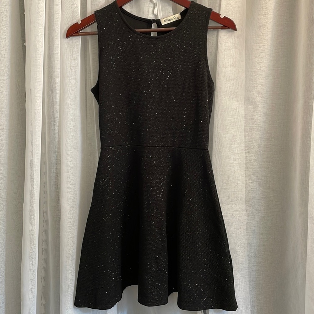 Glittery Black Party Dress